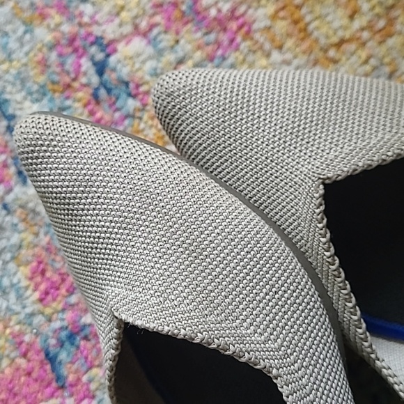 Rothy's The Point Light Gray Ballet Flats Size 9 - Picture 8 of 9